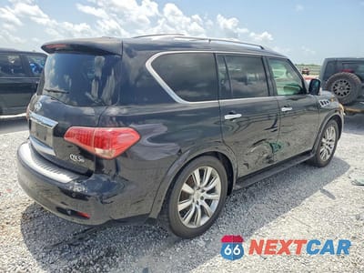 Trzecie zdjęcie samochodu z tyłu: 2012 INFINITI QX56 BASE VIN:JN8AZ2NF7C9515634 - miniatura