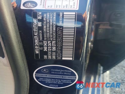 Zdjęcie 12 z 12 samochodu: 2014 MERCEDES-BENZ E 250 BLUETEC VIN:WDDHF9HB8EB033972 - miniatura