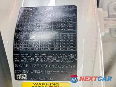 Zdjęcie 14 z 14 samochodu: 2019 JAGUAR E-PACE S VIN:SADFJ2FX9K1Z62984 - miniatura