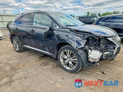 Czwarte zdjęcie samochodu z boku: 2013 LEXUS RX 450H VIN:JTJBC1BA6D2445457 - miniatura
