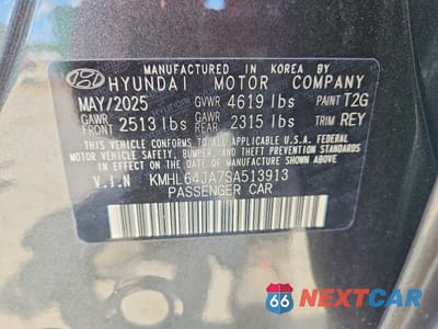 Zdjęcie 13 z 13 samochodu: 2025 HYUNDAI SONATA SEL VIN:KMHL64JA7SA513913 - miniatura