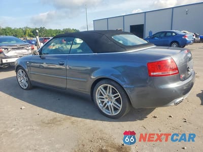 Drugie zdjęcie samochodu z przodu: 2008 AUDI S4 QUATTRO CABRIOLET VIN:WUARL48H08K900299 - miniatura