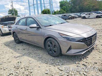 Czwarte zdjęcie samochodu z boku: 2021 HYUNDAI ELANTRA SEL VIN:KMHLS4AG3MU064859 - miniatura