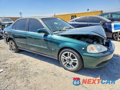 Czwarte zdjęcie samochodu z boku: 1999 HONDA CIVIC EX VIN:2HGEJ8646XH530895 - miniatura