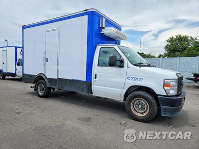 Czwarte zdjęcie samochodu z boku: 2024 FORD E350 REFRIGERATED BOX TRUCK VIN:1FDWE3FN1RDD19554 - miniatura