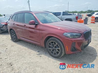 Czwarte zdjęcie samochodu z boku: 2024 BMW X3 SDRIVE30I VIN:5UX43DP06R9U24831 - miniatura