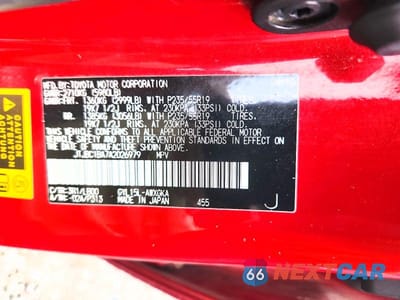 Zdjęcie 13 z 13 samochodu: 2010 LEXUS RX 450H VIN:JTJBC1BA7A2026979 - miniatura