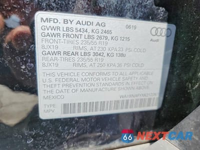 Zdjęcie 13 z 13 samochodu: 2019 AUDI Q5 PREMIUM PLUS VIN:WA1BNAFYXK2122671 - miniatura