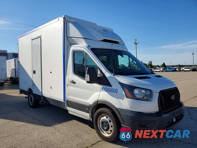 Czwarte zdjęcie samochodu z boku: 2020 FORD TRANSIT DELIVERY TRUCK VIN:1FDBW5Z89LKA71134 - miniatura