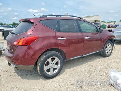 Trzecie zdjęcie samochodu z tyłu: 2009 NISSAN MURANO S VIN:JN8AZ18U29W017842 - miniatura