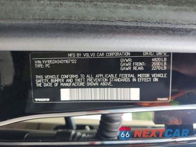 Zdjęcie 12 z 12 samochodu: 2013 VOLVO S80 3.2 VIN:YV1952AS4D1167122 - miniatura
