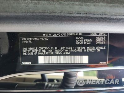 Zdjęcie 12 z 12 samochodu: 2013 VOLVO S80 3.2 VIN:YV1952AS4D1167122 - miniatura