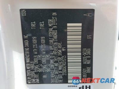 Zdjęcie 13 z 13 samochodu: 2024 LEXUS NX 250 PREMIUM VIN:2T2GDCAZ7RC015725 - miniatura