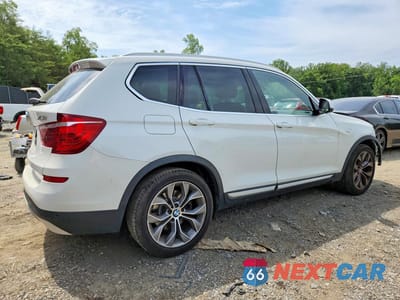 Trzecie zdjęcie samochodu z tyłu: 2017 BMW X3 XDRIVE28I VIN:5UXWX9C32H0W68070 - miniatura