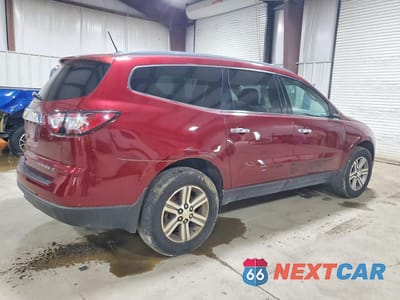 Trzecie zdjęcie samochodu z tyłu: 2015 CHEVROLET TRAVERSE LT VIN:1GNKVGKD2FJ371058 - miniatura
