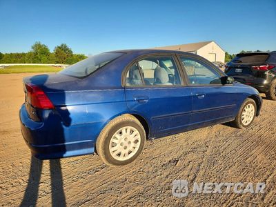 Trzecie zdjęcie samochodu z tyłu: 2005 HONDA CIVIC LX VIN:2HGES16655H539090 - miniatura