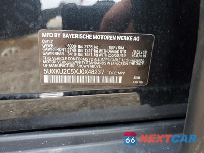 Zdjęcie 13 z 13 samochodu: 2018 BMW X6 XDRIVE35I VIN:5UXKU2C5XJ0X48237 - miniatura