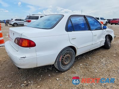 Trzecie zdjęcie samochodu z tyłu: 2001 TOYOTA COROLLA LE VIN:1NXBR12E31Z462930 - miniatura
