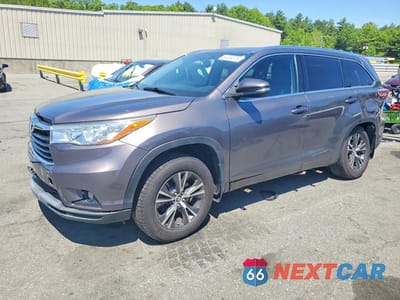 2016 TOYOTA HIGHLANDER XLE 5TDJKRFH3GS504663 - główne zdjęcie licytacji z USA - miniatura