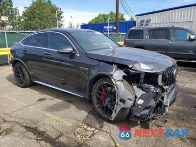 Czwarte zdjęcie samochodu z boku: 2021 MERCEDES-BENZ GLC COUPE 63 S 4MATIC AMG VIN:W1N0J8KB7MF969087 - miniatura