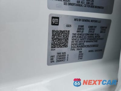 Zdjęcie 13 z 13 samochodu: 2025 CHEVROLET SILVERADO C1500 CUSTOM VIN:1GCRABEK3SZ238532 - miniatura