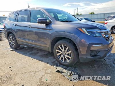 Czwarte zdjęcie samochodu z boku: 2021 HONDA PILOT EXL VIN:5FNYF6H50MB071274 - miniatura
