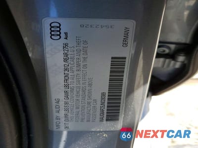 Zdjęcie 12 z 12 samochodu: 2018 AUDI A6 PREMIUM PLUS VIN:WAUG8AFC5JN028389 - miniatura