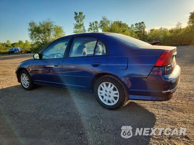 Drugie zdjęcie samochodu z przodu: 2005 HONDA CIVIC LX VIN:2HGES16655H539090 - miniatura
