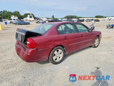 Trzecie zdjęcie samochodu z tyłu: 2006 CHEVROLET MALIBU LT VIN:1G1ZT518X6F128583 - miniatura