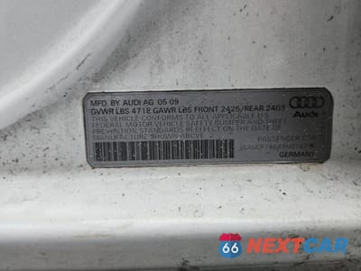 Zdjęcie 12 z 12 samochodu: 2009 AUDI A4 PREMIUM VIN:WAUCF78K49N076392 - miniatura