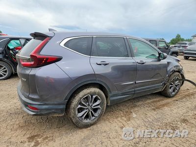 Trzecie zdjęcie samochodu z tyłu: 2020 HONDA CR-V EX VIN:2HKRW2H56LH639377 - miniatura