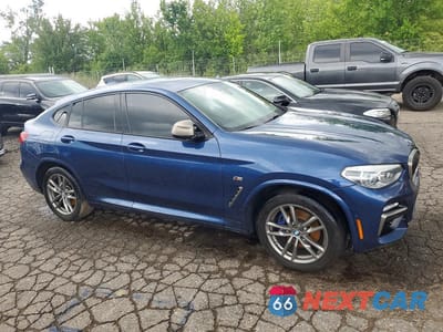 Czwarte zdjęcie samochodu z boku: 2019 BMW X4 M40I VIN:5UXUJ5C58KLJ63868 - miniatura