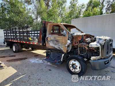 Czwarte zdjęcie samochodu z boku: 2017 FORD F650 DIESEL KICK-UP FRAME VIN:1FDNF6EC2HDB11465 - miniatura