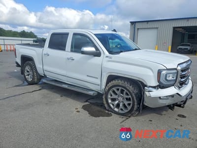 Czwarte zdjęcie samochodu z boku: 2018 GMC SIERRA K1500 SLT VIN:3GTU2NEJ9JG638643 - miniatura