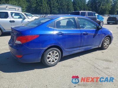 Trzecie zdjęcie samochodu z tyłu: 2014 HYUNDAI ACCENT GLS VIN:KMHCT4AE1EU613777 - miniatura