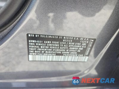 Zdjęcie 12 z 12 samochodu: 2016 VOLKSWAGEN JETTA SPORT VIN:3VWD17AJ1GM300259 - miniatura