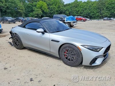 Czwarte zdjęcie samochodu z boku: 2022 MERCEDES-BENZ SL 55 AMG VIN:W1KVK8AB3NF008389 - miniatura