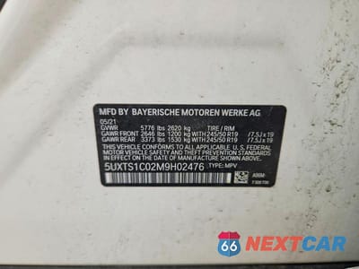 Zdjęcie 13 z 13 samochodu: 2021 BMW X3 XDRIVE30E VIN:5UXTS1C02M9H02476 - miniatura