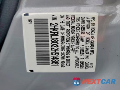 Zdjęcie 13 z 13 samochodu: 2002 HONDA ODYSSEY EXL VIN:2HKRL18032H514861 - miniatura