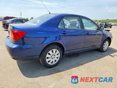 Trzecie zdjęcie samochodu z tyłu: 2003 TOYOTA COROLLA LE VIN:JTDBR32E030044366 - miniatura
