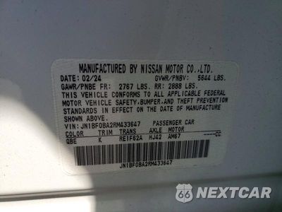 Zdjęcie 14 z 14 samochodu: 2024 NISSAN ARIYA EVOLVE+ VIN:JN1BF0BA2RM433647 - miniatura