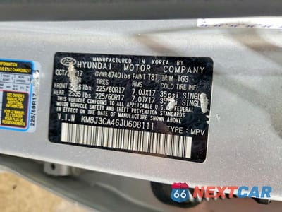Zdjęcie 13 z 13 samochodu: 2018 HYUNDAI TUCSON SEL VIN:KM8J3CA46JU608111 - miniatura