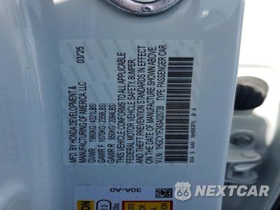 Zdjęcie 12 z 12 samochodu: 2025 HONDA ACCORD VIN:1HGCY1F24SA020738 - miniatura
