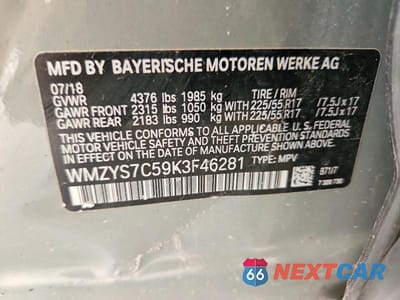 Zdjęcie 13 z 13 samochodu: 2019 MINI COOPER COUNTRYMAN VIN:WMZYS7C59K3F46281 - miniatura