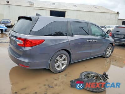 Trzecie zdjęcie samochodu z tyłu: 2019 HONDA ODYSSEY EXL VIN:5FNRL6H73KB124755 - miniatura