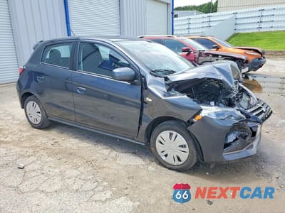 Czwarte zdjęcie samochodu z boku: 2024 MITSUBISHI MIRAGE ES VIN:ML32AUHJ8RH028768 - miniatura