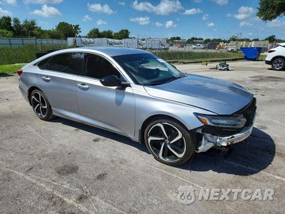 Czwarte zdjęcie samochodu z boku: 2022 HONDA ACCORD SPORT SE VIN:1HGCV1F45NA023873 - miniatura