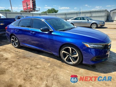 Czwarte zdjęcie samochodu z boku: 2022 HONDA ACCORD SPORT SE VIN:1HGCV1F40NA080157 - miniatura