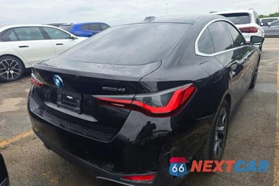 Czwarte zdjęcie samochodu z boku: 2023 BMW I4 EDRIVE 40 VIN:WBY73AW05PFN48939 - miniatura