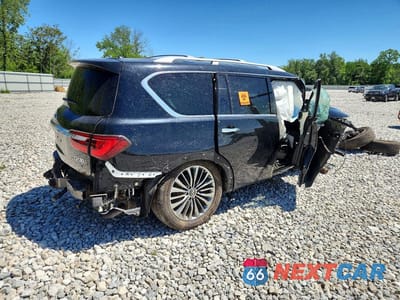 Trzecie zdjęcie samochodu z tyłu: 2021 INFINITI QX80 SENSORY VIN:JN8AZ2BEXM9272527 - miniatura